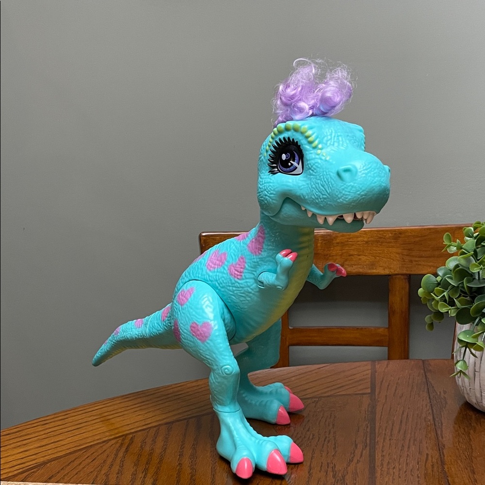 Mattel Cave Club Interactive Blue Dinosaur Toy